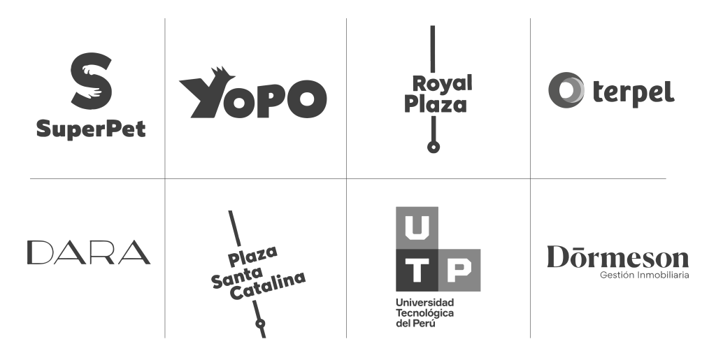 logos superpet, yopo, real plaza, utp